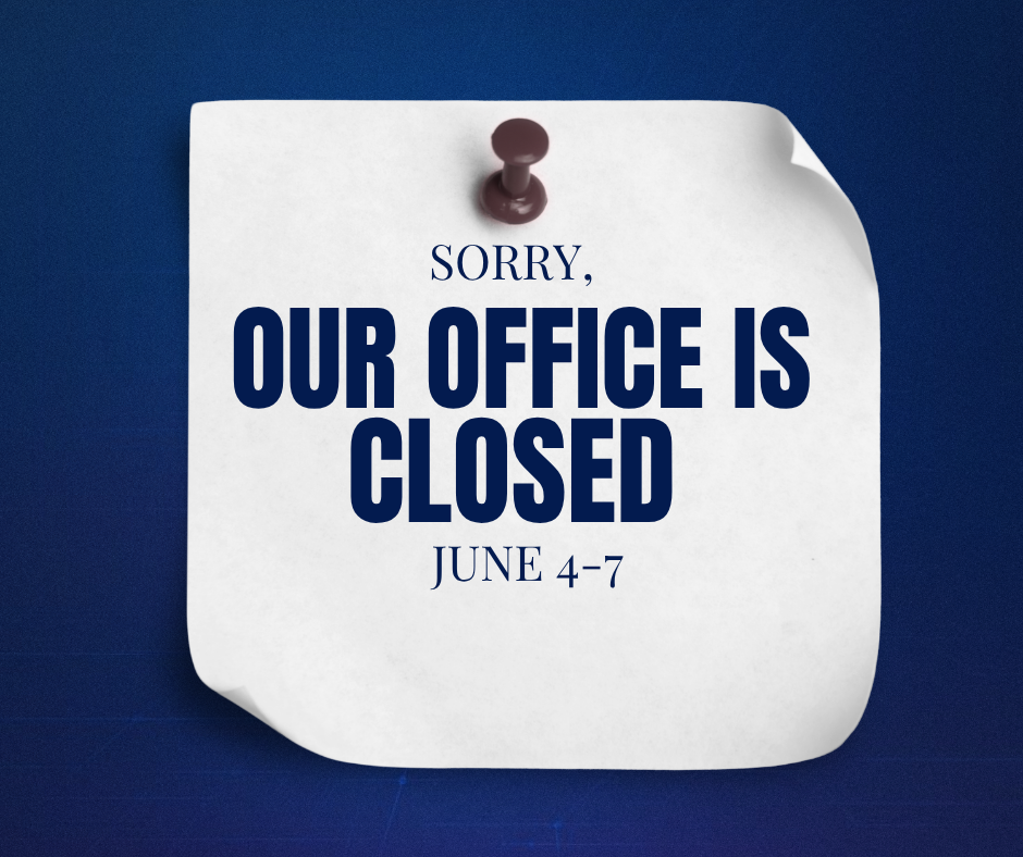 Due to a public holiday, we are on a short break. We will reopen on June 8.